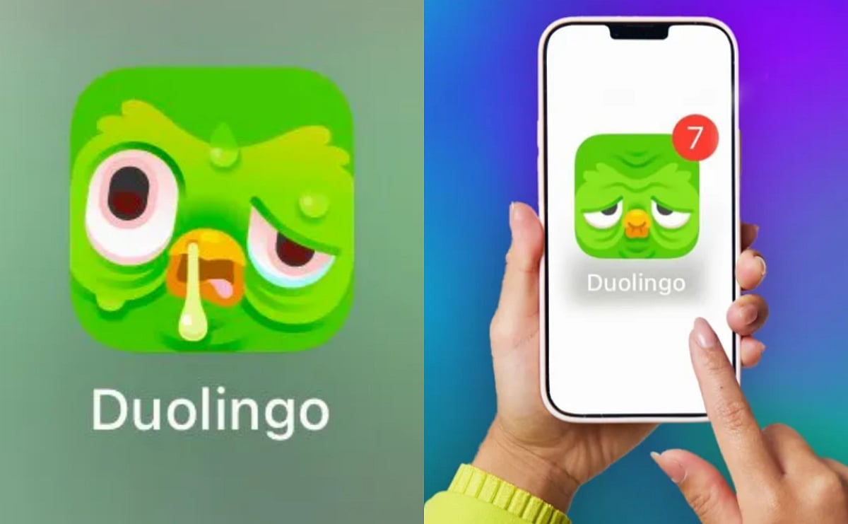 Getty Images : Duolingo 'Sick' App Icon